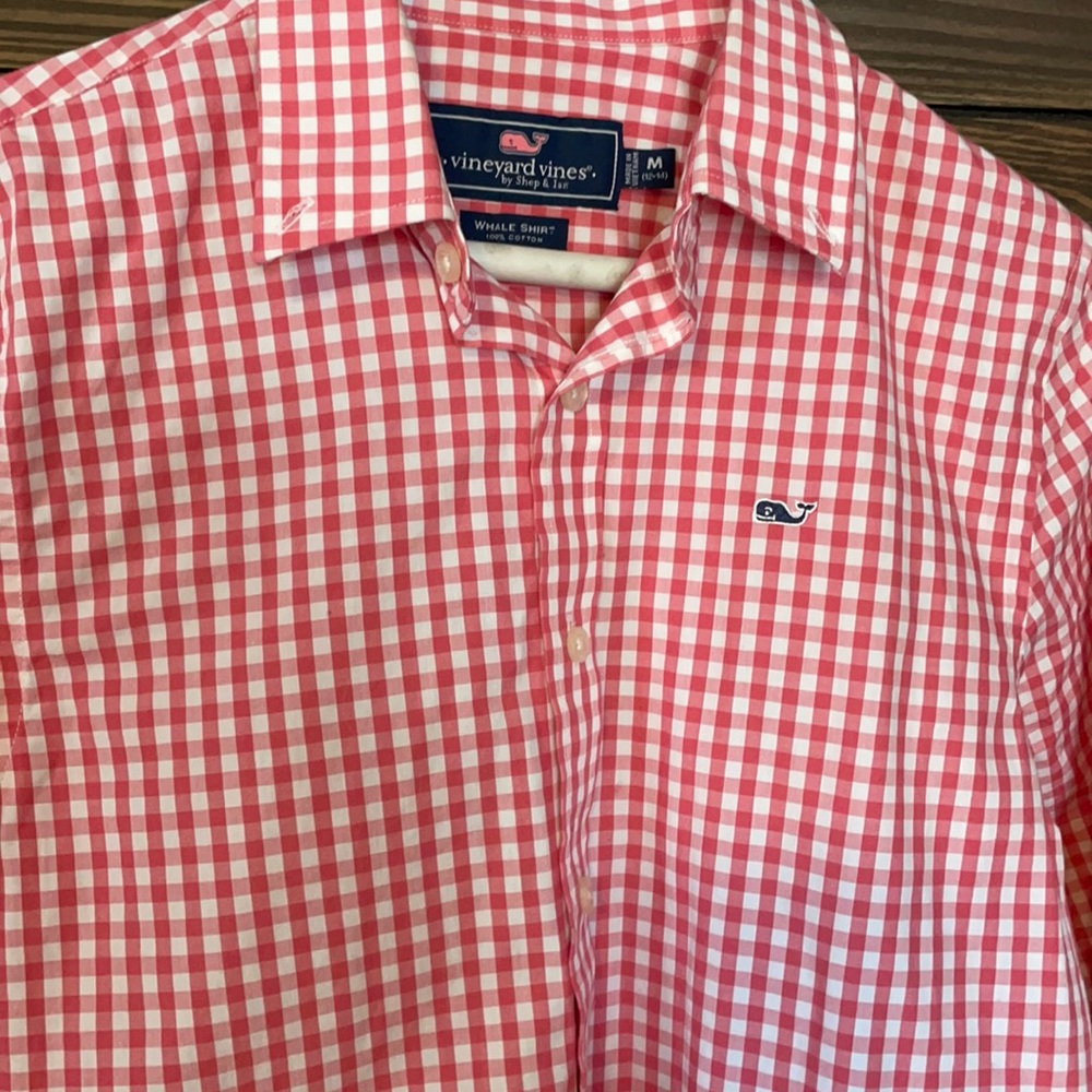 Vineyard Vines Boys Whale Button Down Shirt